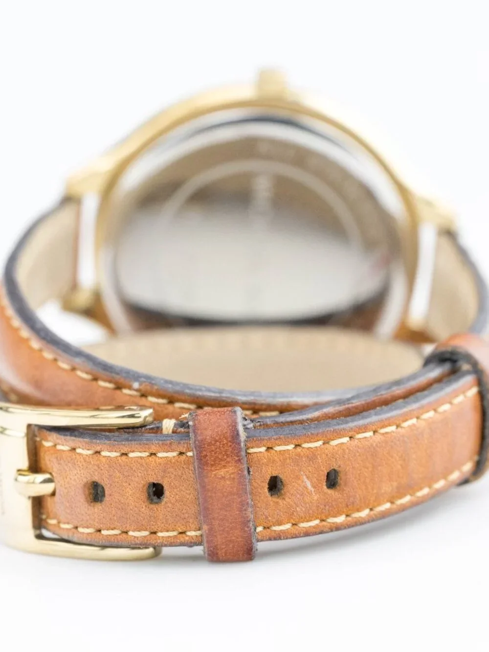 Michael Kors MK-2256  Leather Strap Quartz Analog Women's Watch New Battery